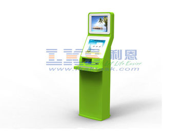 Dual Screen 19inch touch screen plus 32 inch advertising Kiosk.Custom design are offered