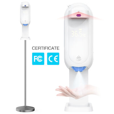 Automatic Soap Dispenser With Stand Self Service Forehead Thermometer