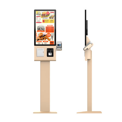 การสั่งซื้อเอง หน้าจอสัมผัสข้อมูล Kiosk Floor Standing สําหรับ Windows และ Android Platform