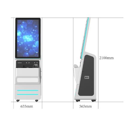 ตู้บริการตนเองขนาด 32 นิ้ว ปรับแต่งได้ พร้อมติดตั้งบนเดสก์ท็อป และระบบปฏิบัติการ Android/Windows/Linux