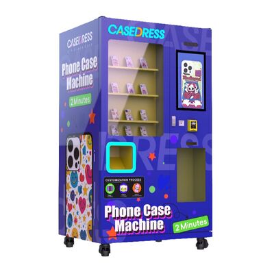 DIY Phone Case Vending Kiosk Self Service Phone Case Printing อัตโนมัติ เครื่องขายเอง เหมาะสําหรับห้างสรรพสินค้า สนามบิน และสถานีรถไฟ