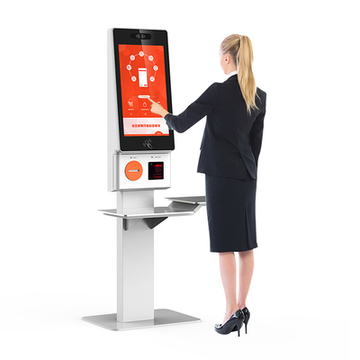 เครื่องอ่านบัตร MSR / IC / NFC ตู้ชำระเงินแบบบริการตนเองพร้อมฟังก์ชั่นหลากหลาย
